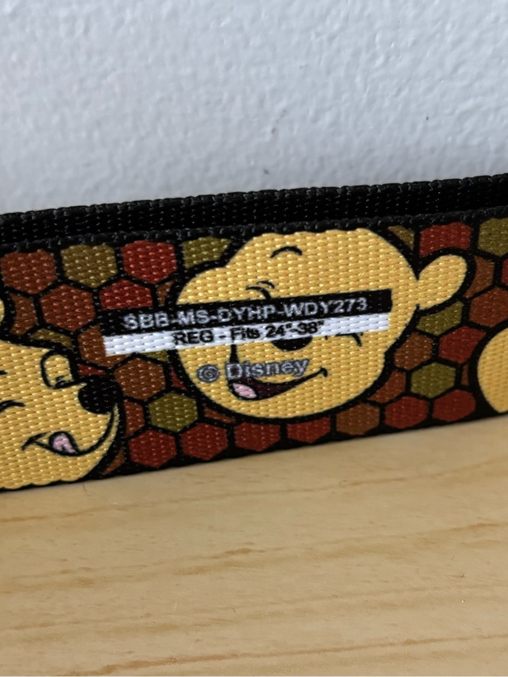 Buckle-Down Winnie the Pooh Honeycomb Print Belt 🍯 🐻 - Picture 2 of 6